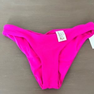 Becca pink bikini bottom size medium